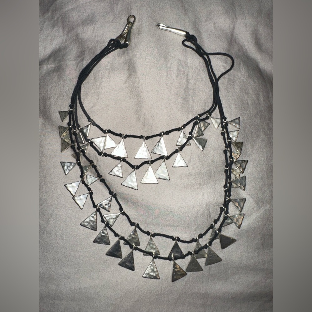 Layered Triangle Necklace